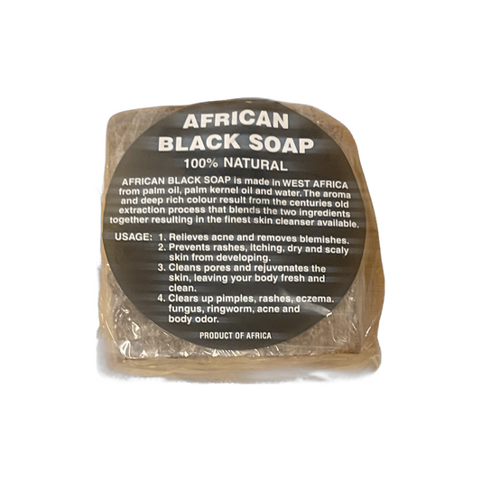 LARGE BLOCK BLACK SOAP